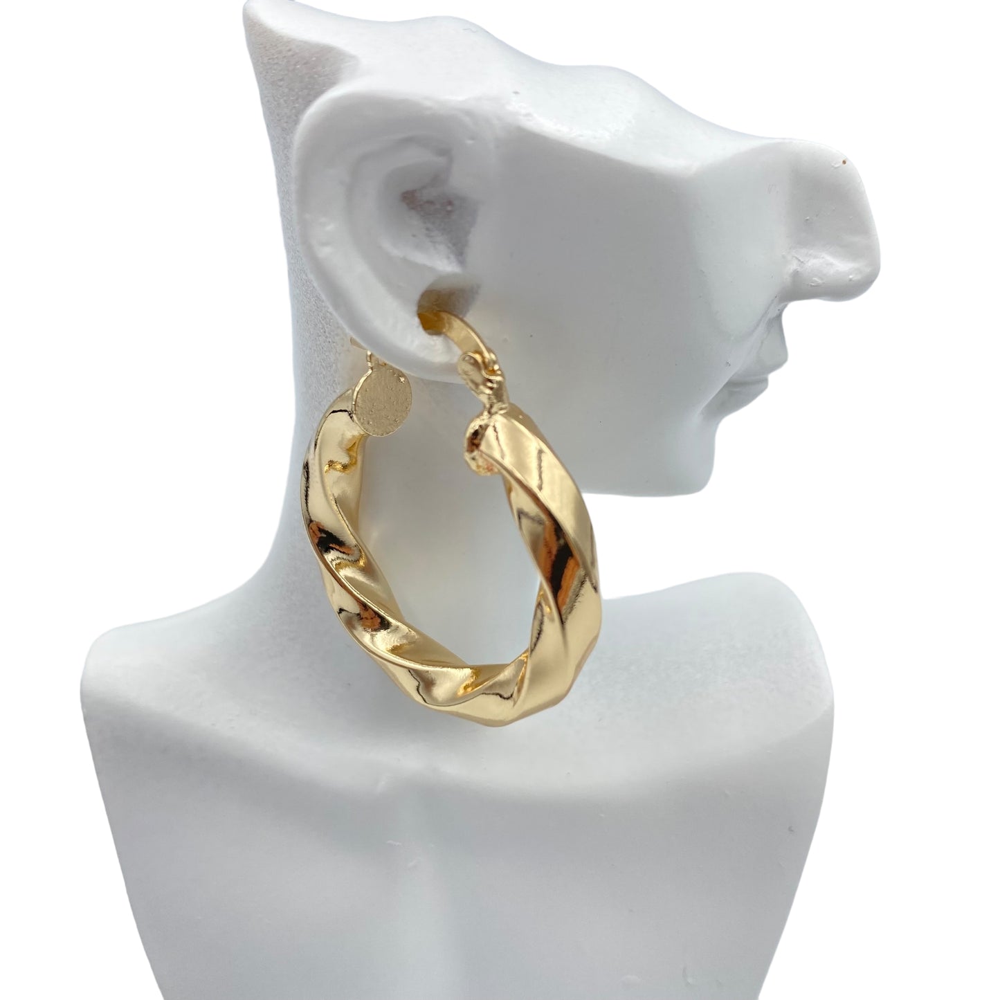 Aretes Trenzados Dorados