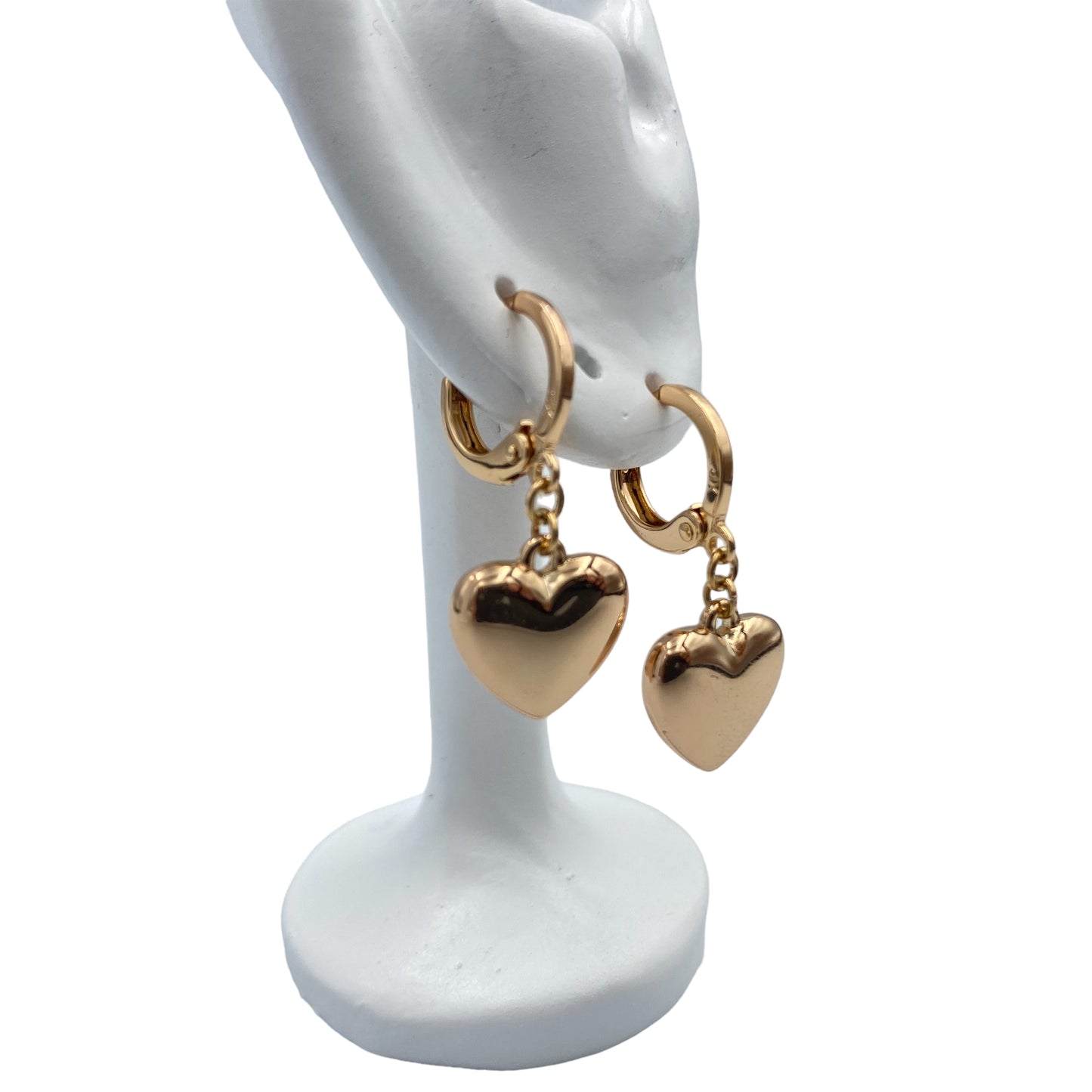 Aretes Corazón de Oro