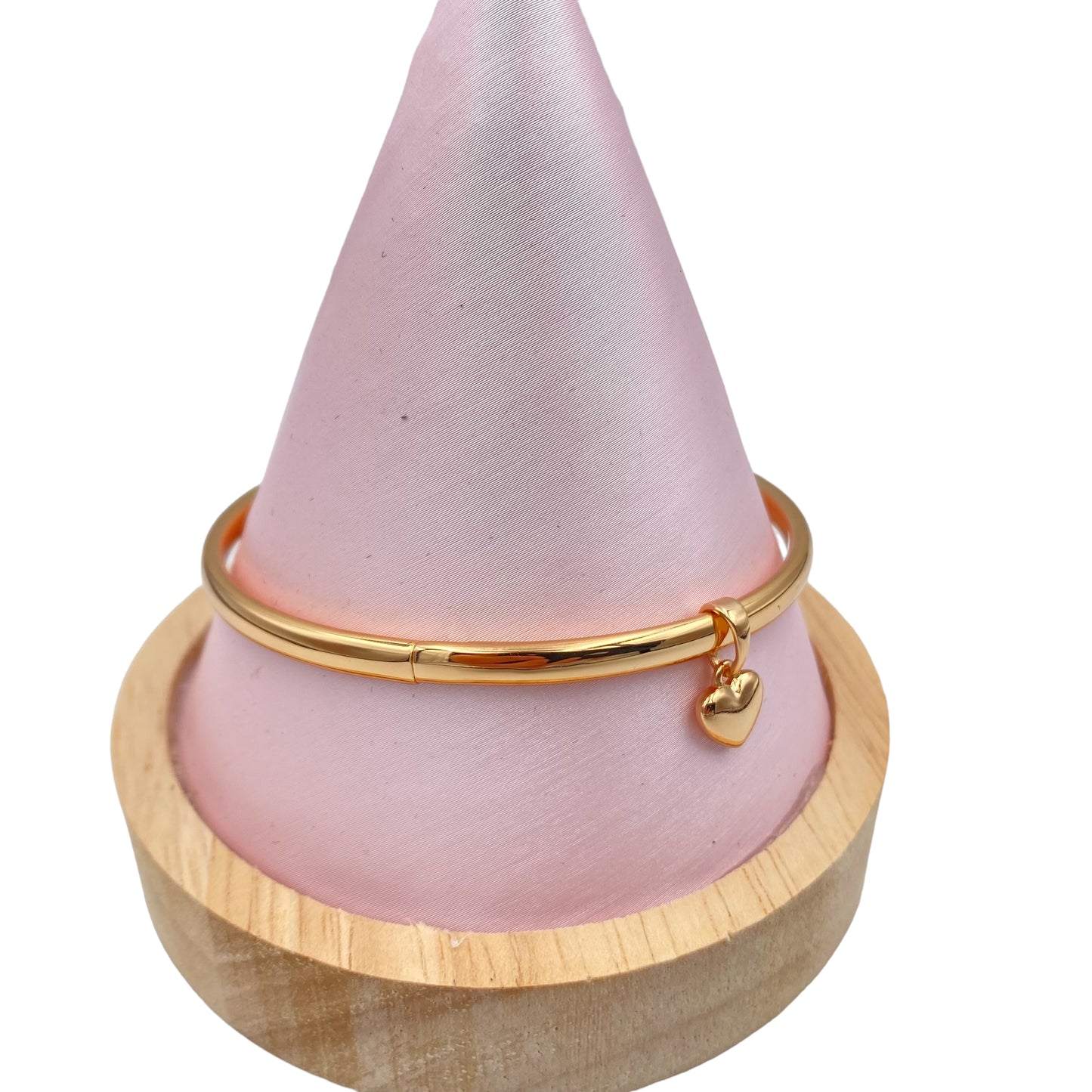 Pulsera Corazón Dorado