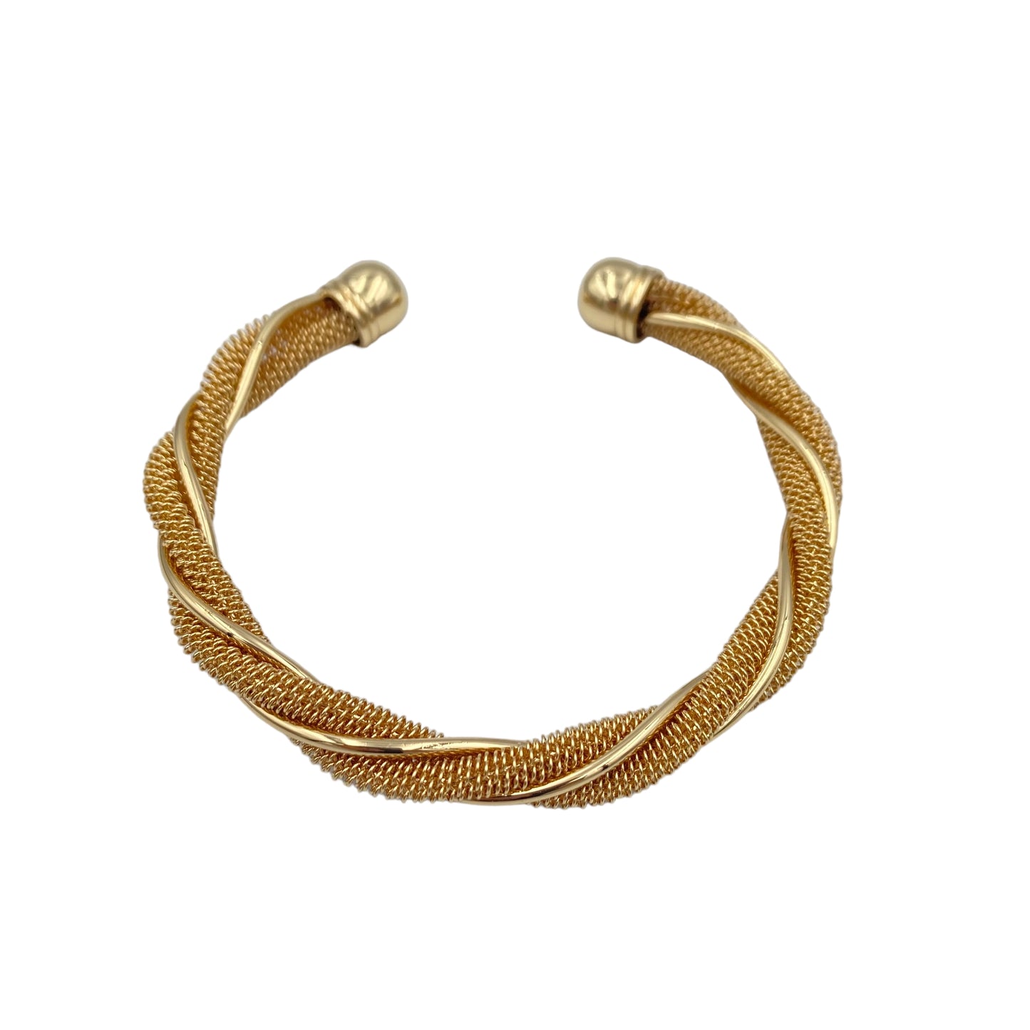 Pulsera Trenzada Dorada
