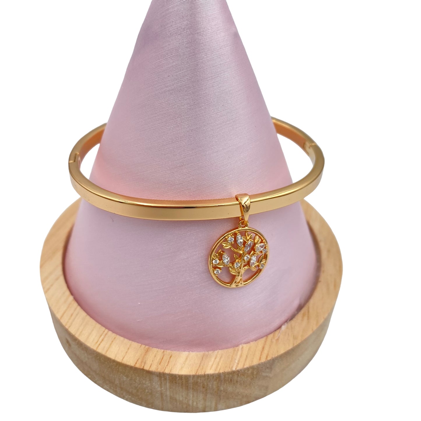 Pulsera Árbol de la Vida Dorado Brillante