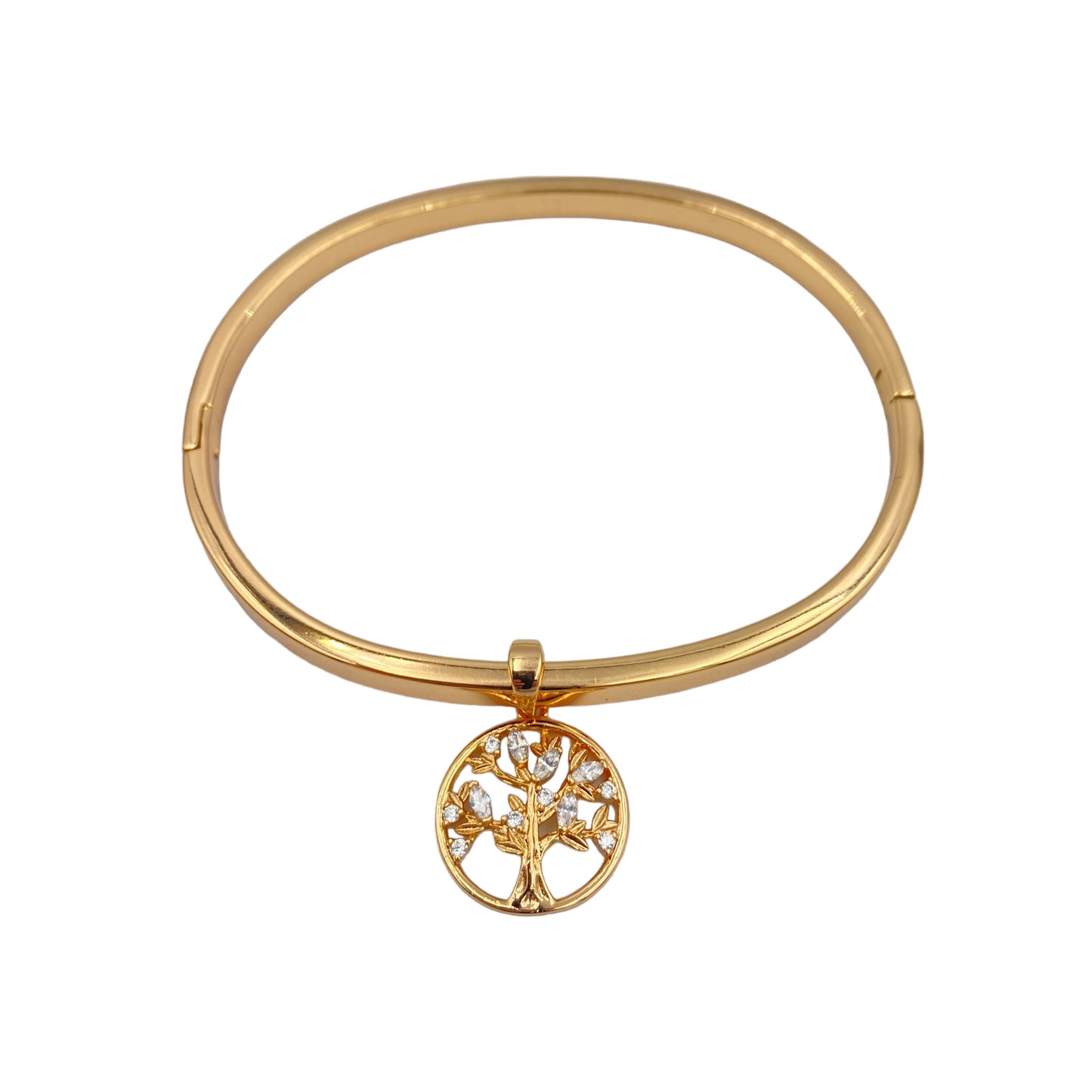 Pulsera Árbol de la Vida Dorado Brillante