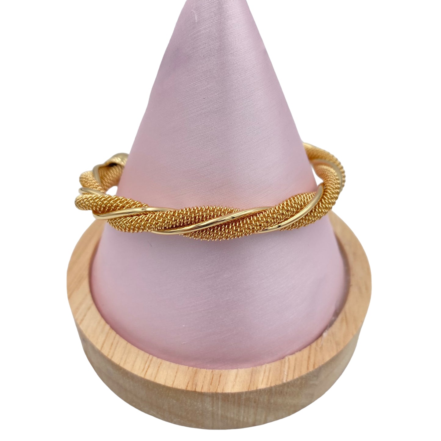 Pulsera Trenzada Dorada