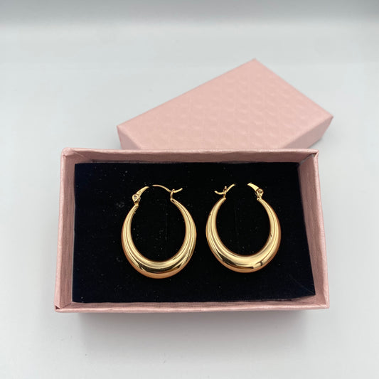 Aretes aros colgantes