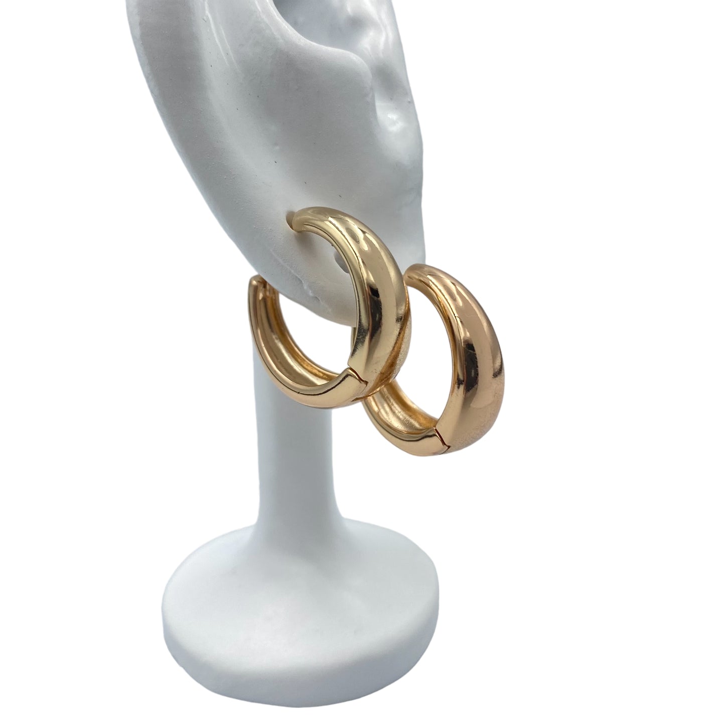 Aretes Aros Dorados