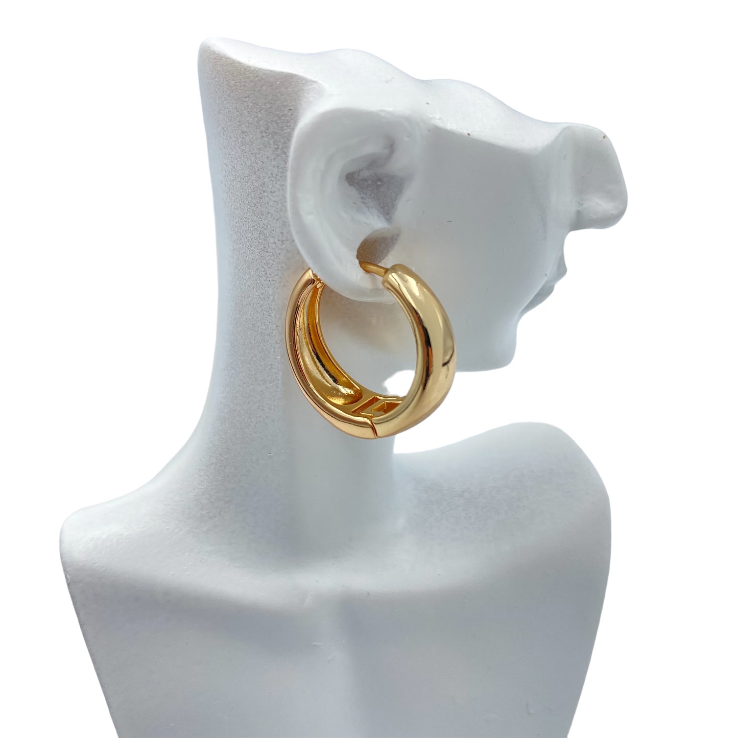 Aretes Aros Dorados