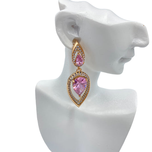 Aretes Aurora Rosada